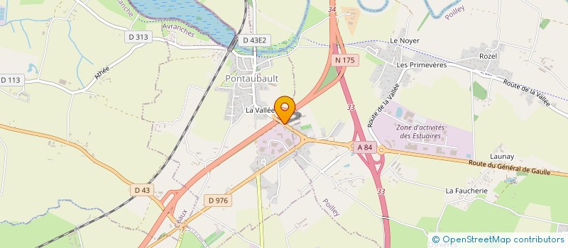 localisation de l'entreprise HOLDING MIDI  PONTAUBAULT