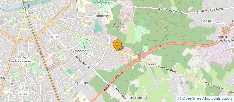 localisation de l'entreprise HOLDING MIEL à LE MANS