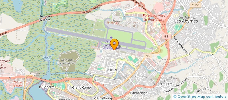 localisation de l'entreprise HOLDING MIG à LES ABYMES