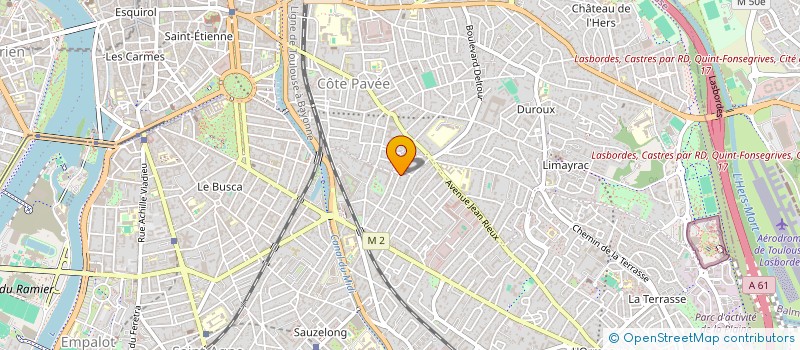 localisation de l'entreprise HOLDING MILA  TOULOUSE