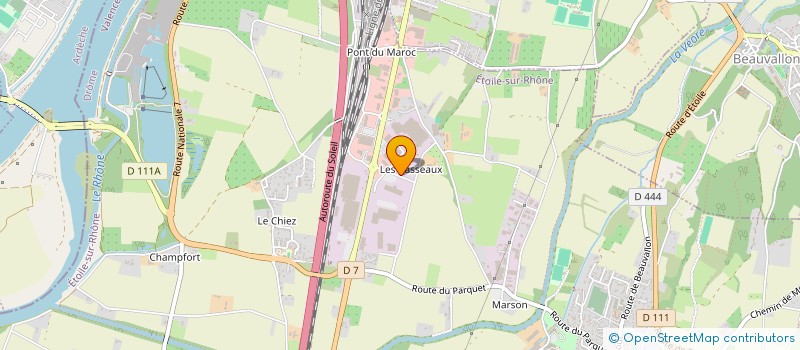 localisation de l'entreprise HOLDING MILANGIE  ETOILE-SUR-RHONE