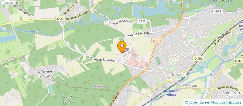 localisation de l'entreprise HOLDING MILIJU  BAGNEUX