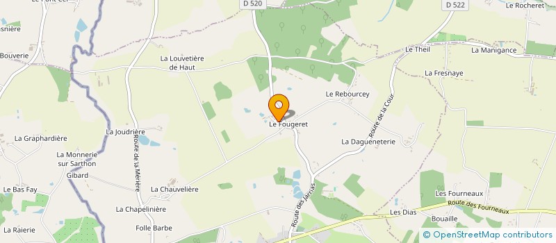 localisation de l'entreprise HOLDING MILLE à LA FERRIERE-BOCHARD