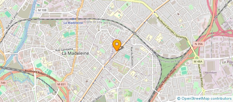 localisation de l'entreprise HOLDING MILLENIUM à LILLE