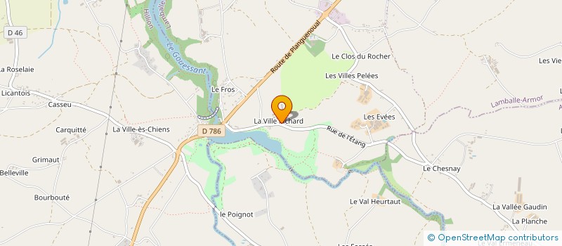 localisation de l'entreprise HOLDING MILLET  LAMBALLE-ARMOR