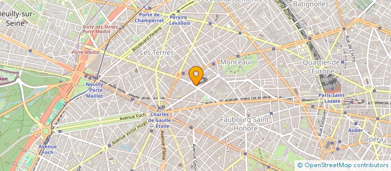 localisation de l'entreprise HOLDING MINERAL CAPITAL 14  PARIS