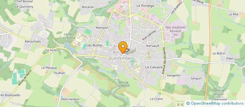 localisation de l'entreprise HOLDING MIRA  QUESTEMBERT