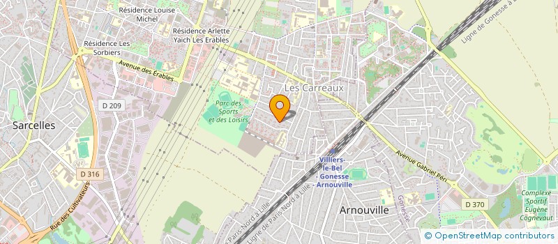 localisation de l'entreprise HOLDING MIRO  VILLIERS-LE-BEL