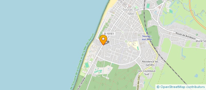 localisation de l'entreprise HOLDING MIS  SOULAC-SUR-MER