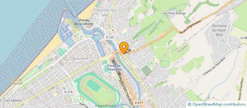 localisation de l'entreprise HOLDING MJAO  TOUQUES