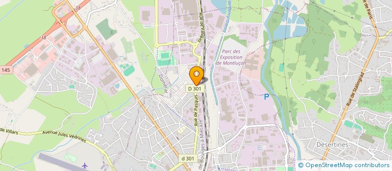 localisation de l'entreprise HOLDING MJD AUTO  MONTLUCON