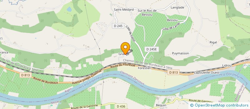 localisation de l'entreprise HOLDING MK  CLERMONT-DESSOUS