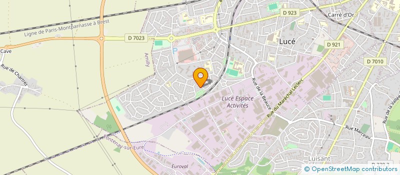 localisation de l'entreprise HOLDING MKRL à LUCE