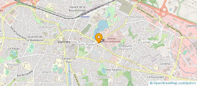 localisation de l'entreprise HOLDING ML à VANNES