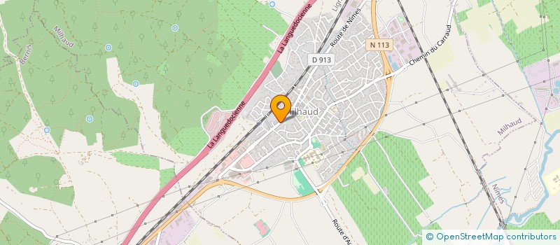 localisation de l'entreprise HOLDING ML  MILHAUD