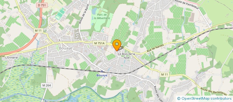 localisation de l'entreprise HOLDING MLG  BOUAYE