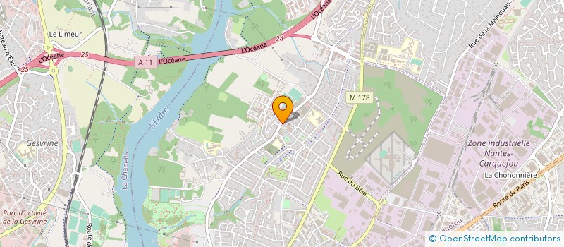 localisation de l'entreprise HOLDING MM 21  NANTES