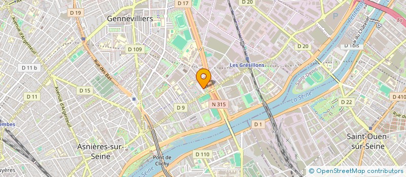 localisation de l'entreprise HOLDING MMAD  GENNEVILLIERS