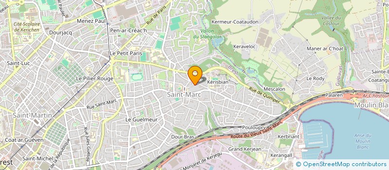 localisation de l'entreprise HOLDING MNJ à BREST
