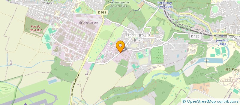 localisation de l'entreprise HOLDING MNL  LES LOGES-EN-JOSAS