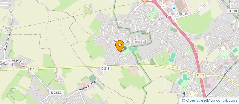 localisation de l'entreprise HOLDING MOAFO MARLYSE  AUBRY-DU-HAINAUT