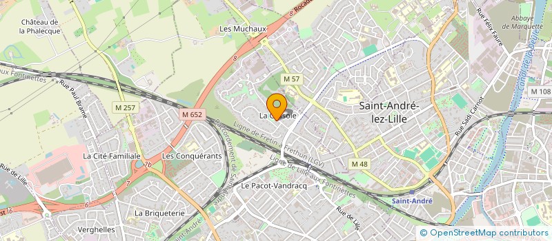 localisation de l'entreprise HOLDING MOEBE à LAMBERSART