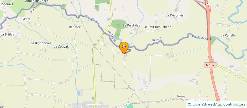 localisation de l'entreprise HOLDING MOINEAU  DERVAL