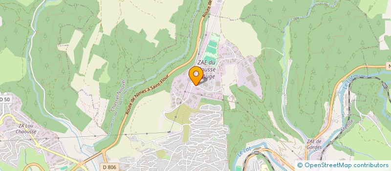 localisation de l'entreprise HOLDING MOLINES  MENDE