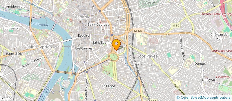 localisation de l'entreprise HOLDING MONCOLLIN  TOULOUSE