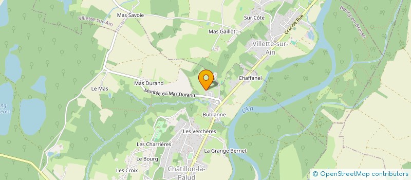 localisation de l'entreprise HOLDING MONNET à CHATILLON-LA-PALUD