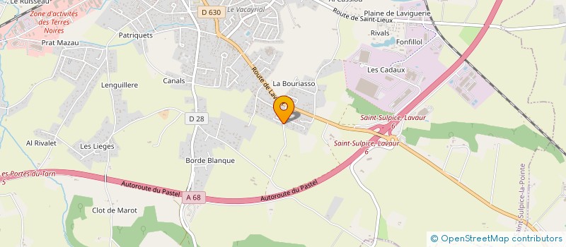 localisation de l'entreprise HOLDING MONO GATARI  SAINT-SULPICE-LA-POINTE