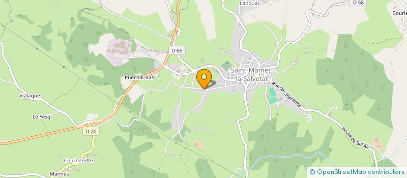 localisation de l'entreprise HOLDING MONREYSSE à SAINT-MAMET-LA-SALVETAT