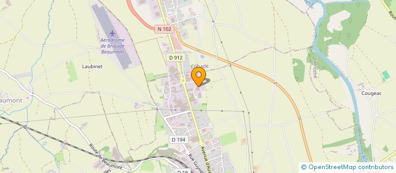 localisation de l'entreprise HOLDING MONT ISERAN  BRIOUDE