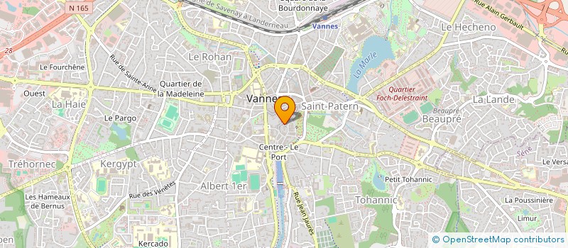 localisation de l'entreprise HOLDING MONZEIN à VANNES