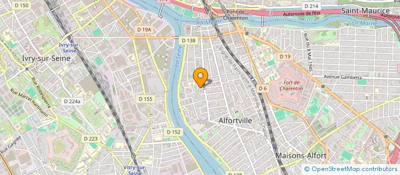 localisation de l'entreprise HOLDING MOON à ALFORTVILLE