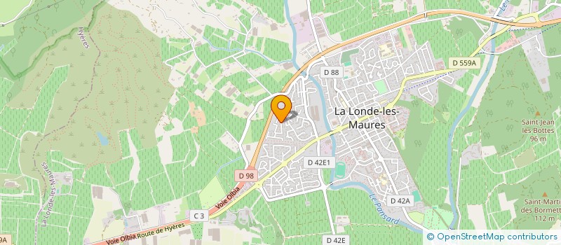 localisation de l'entreprise HOLDING MORALES & CO  LA LONDE-LES-MAURES