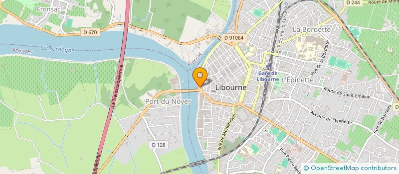 localisation de l'entreprise HOLDING MOREAU GENESE à LIBOURNE