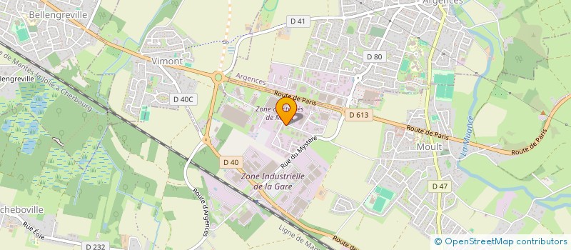 localisation de l'entreprise HOLDING MOREL  MOULT-CHICHEBOVILLE