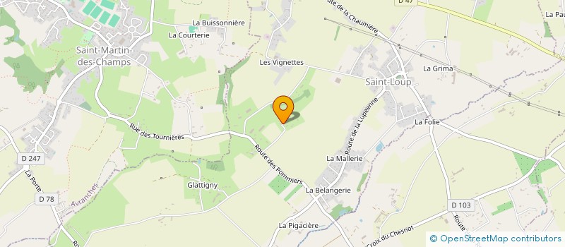 localisation de l'entreprise HOLDING MOREL  SAINT-LOUP