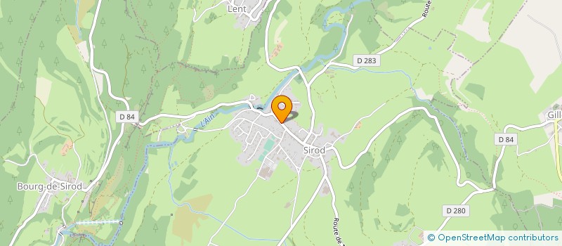 localisation de l'entreprise HOLDING MOREL QUENTIN  SIROD