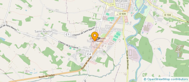 localisation de l'entreprise HOLDING MORENO  MIRANDE