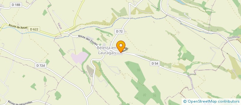 localisation de l'entreprise HOLDING MORGANE  BELESTA-EN-LAURAGAIS