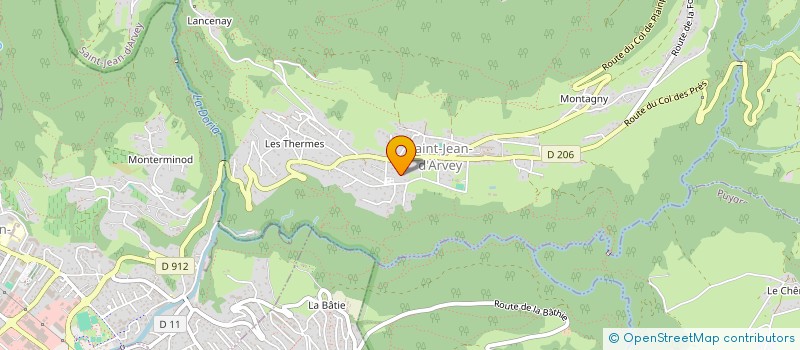 localisation de l'entreprise HOLDING MORNAS DIDIER  SAINT-JEAN-D'ARVEY