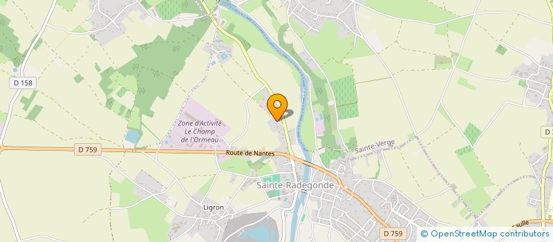 localisation de l'entreprise HOLDING MORPHEUS  THOUARS