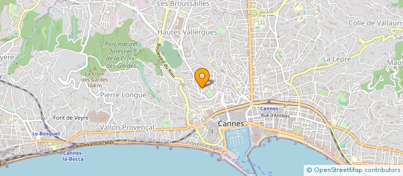 localisation de l'entreprise HOLDING MORRISON  CANNES