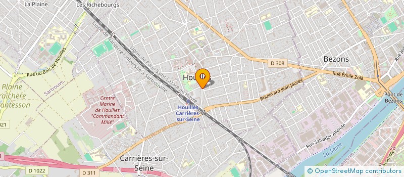 localisation de l'entreprise HOLDING MOTAMEDI  HOUILLES