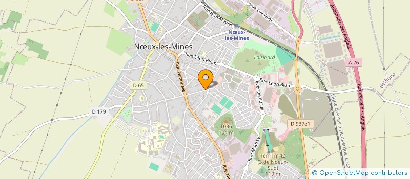 localisation de l'entreprise HOLDING MOUCHIE-BERNARD  NUX-LES-MINES