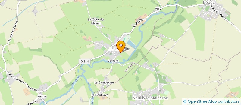 localisation de l'entreprise HOLDING MOUILLARD  VAL D'ARRY
