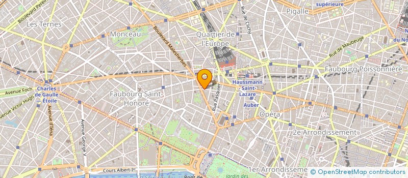 localisation de l'entreprise HOLDING MOZART  PARIS