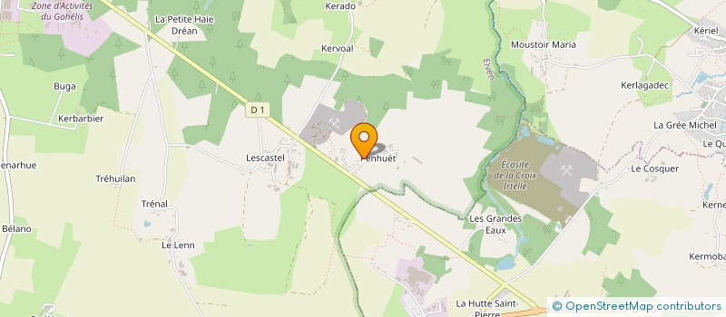 localisation de l'entreprise HOLDING MP  LA VRAIE-CROIX